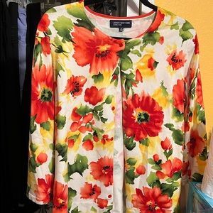 Beautiful floral button up